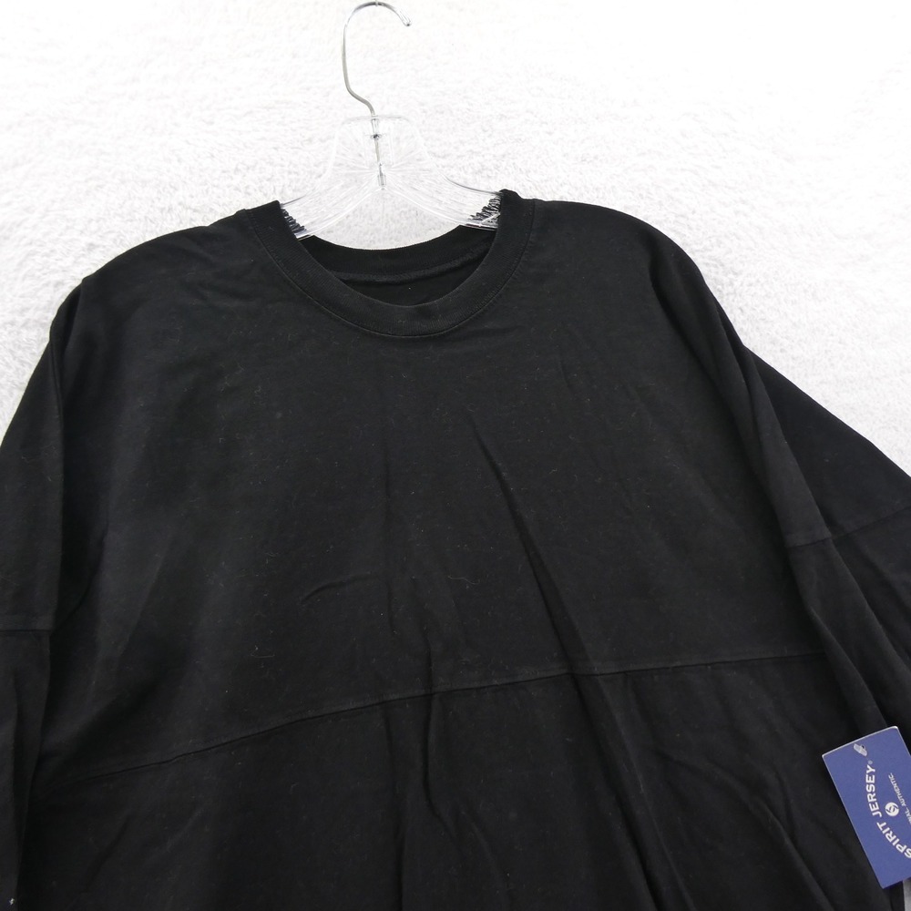 Spirit Jersey Shirt Women Medium Los Angeles California Black Long Sleeve Cotton - Picture 4 of 7